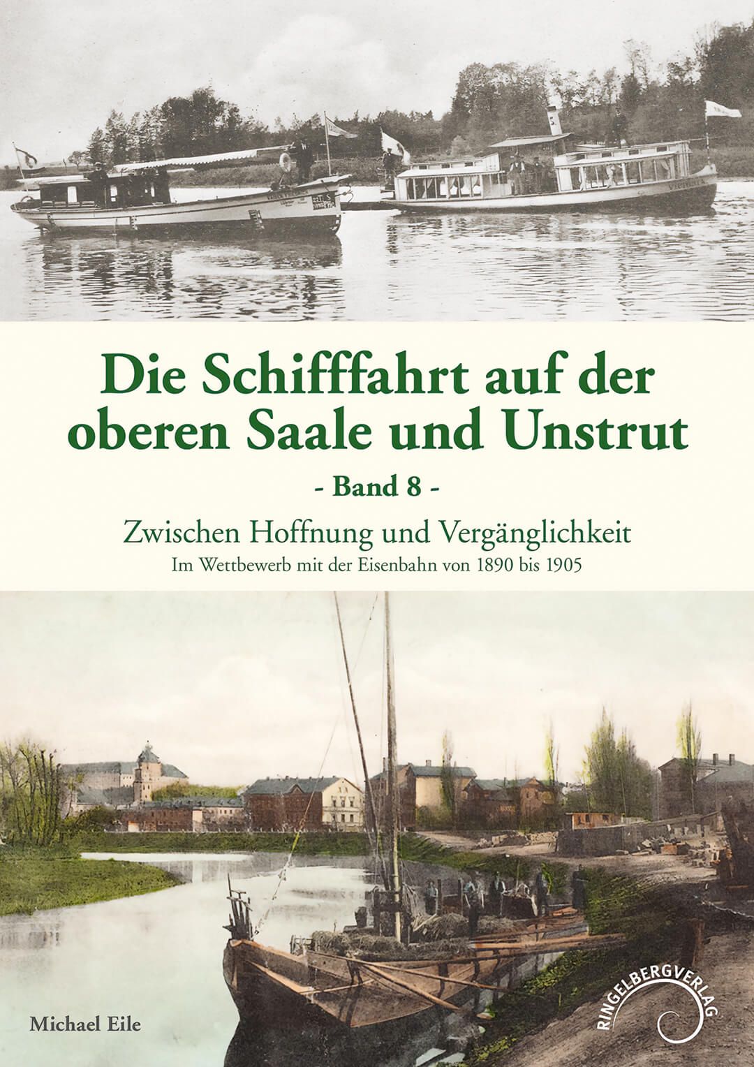 Buchcover "Die Schifffahrt auf der oberen Saale und Unstrut"